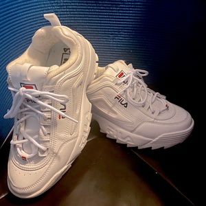 Fila Disruptor II White Sneakers